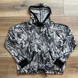Victoria Secret Sport Black/White Mesh Hoodie